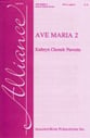 Ave Maria No. 2 SSAA choral sheet music cover